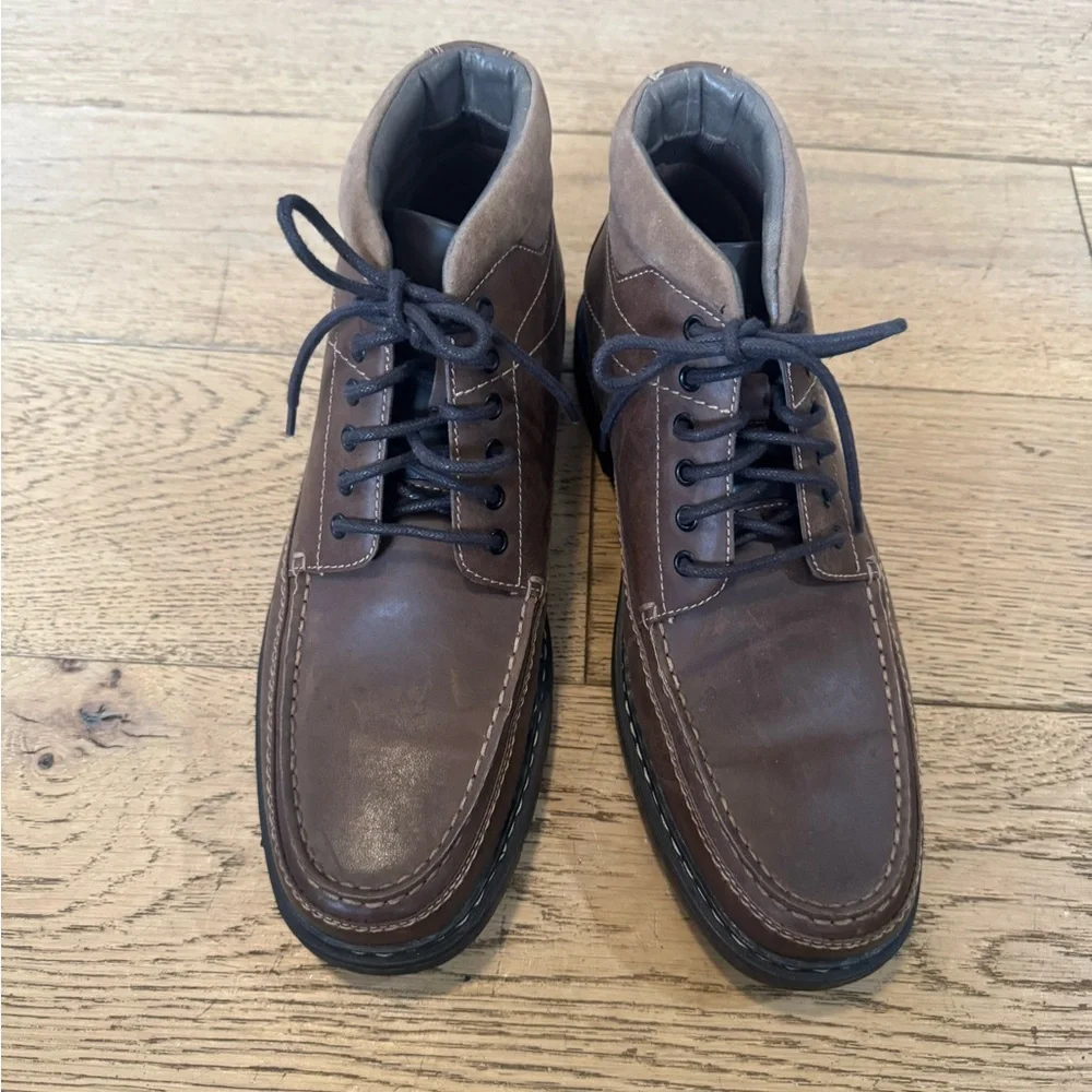 Dockers Landers Chukka Men's Brown‎ Leather Boots Sz 10M